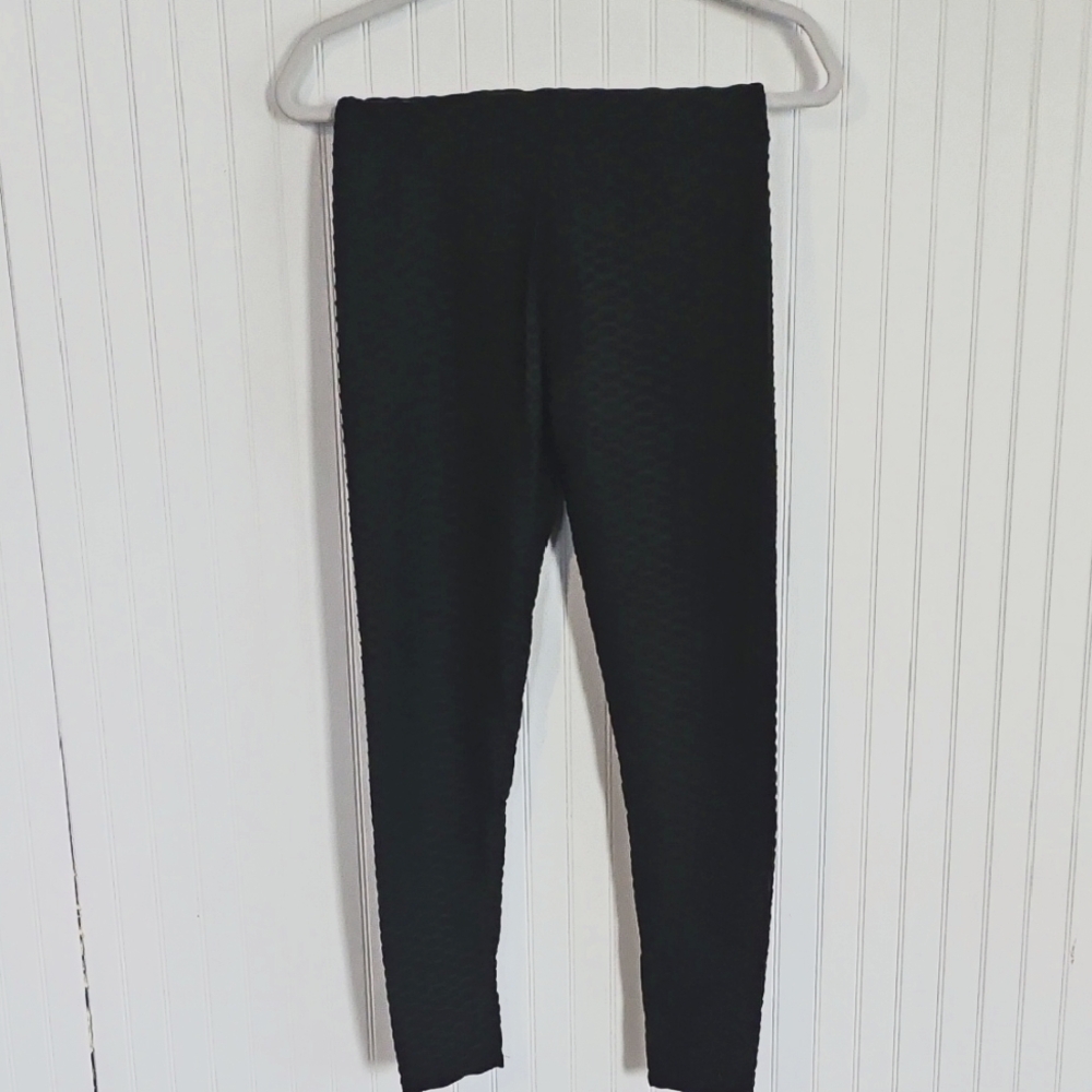 Black  Leggings with Tapered Fit